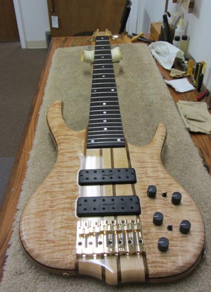 Getting final Setup on Ken's bench.