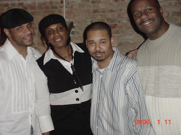 Howard Brooks - Drums
Corinthia Cromwell - Sax
Trendle Thomas - Keyboards
Christopher Rhodes - Bass

Photo taken: Club 347 - 347 Calvert St. Baltimore MD