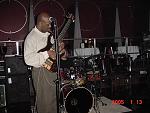 Solo - Chris Rhodes - getting the groove going with a 3-piece jazz group. The Cada Vez Club, U St. Washington DC