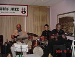 Twins Jazz - Washington DC.  Chris Rhodes - Bass; Joo - Drums; Dennis Silver - Guitar.